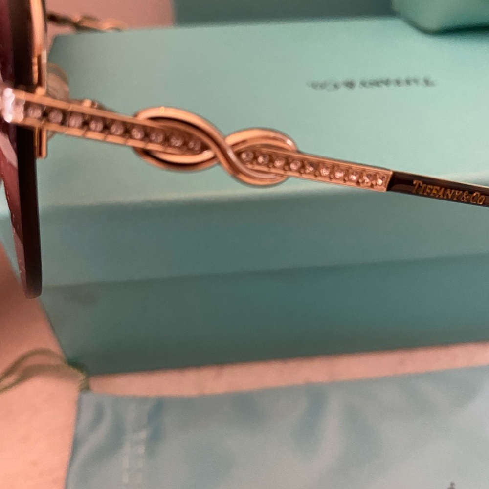 Tiffany & Co. Gold Glasses with Elegant Design